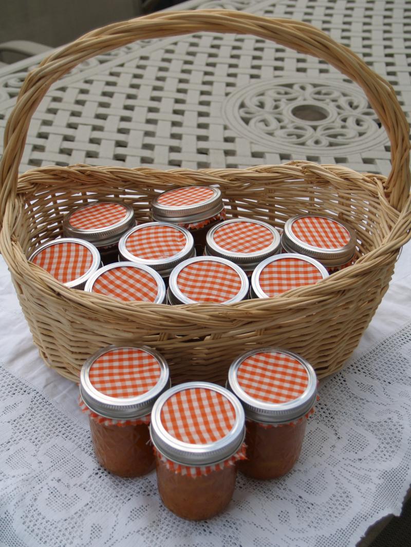 Our Second Batch of Homemade Butternut Squash & Apricot Chutney.